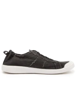Women BLOWFISH Sneakers-VEX BLACK SMOKED CANVAS