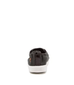 Women BLOWFISH Sneakers-VEX BLACK SMOKED CANVAS