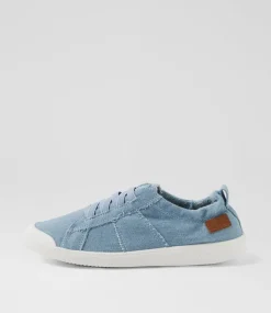 Women BLOWFISH Sneakers-Vex Denim Wash Fabric Sneakers
