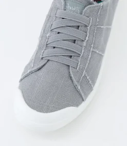 Women BLOWFISH Sneakers-Vex Fog Grey Washed Linen Sneakers