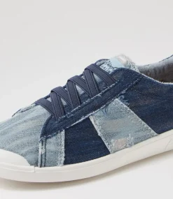 Women BLOWFISH Sneakers-Vex Indigo Multi Fabric Sneakers