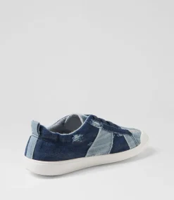 Women BLOWFISH Sneakers-Vex Indigo Multi Fabric Sneakers