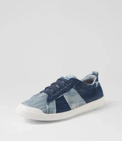 Women BLOWFISH Sneakers-Vex Indigo Multi Fabric Sneakers