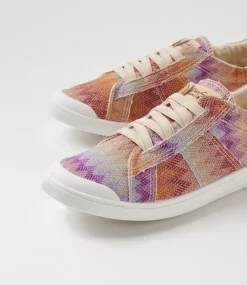Women BLOWFISH Sneakers-Vex Natural Zigzag Canvas Sneakers