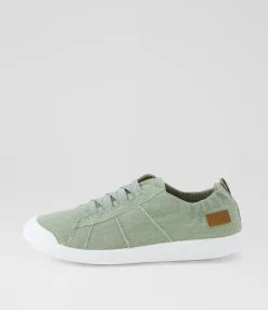 Women BLOWFISH Sneakers-Vex Pistachio Fabric Sneakers