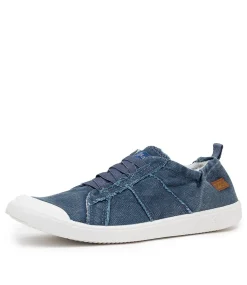 Women BLOWFISH Sneakers-VEX SMOKED BLUE CANVAS