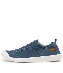 Women BLOWFISH Sneakers-VEX SMOKED BLUE CANVAS