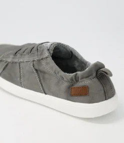 Women BLOWFISH Sneakers-Vex Steel Grey Canvas Sneakers