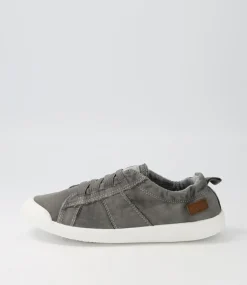 Women BLOWFISH Sneakers-Vex Steel Grey Canvas Sneakers