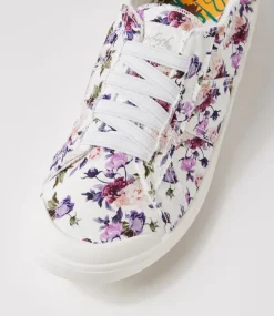 Women BLOWFISH Sneakers-Vex White Boho Canvas Sneakers