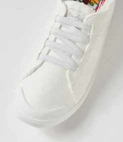Women BLOWFISH Sneakers-Vex White Petal Linen Sneakers