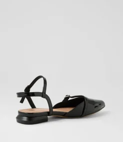 Women I LOVE BILLY Flats-Vinda Black Patent Pu Flat Shoes