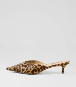 Women I LOVE BILLY Heels-Vissik Leopard Heels