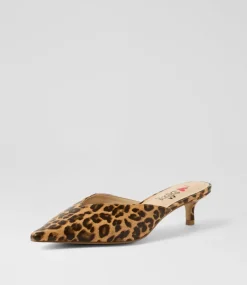 Women I LOVE BILLY Heels-Vissik Leopard Heels