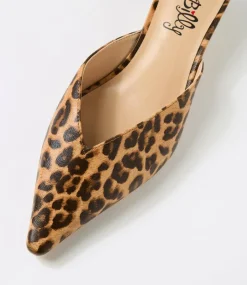 Women I LOVE BILLY Heels-Vissik Leopard Heels