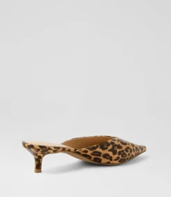 Women I LOVE BILLY Heels-Vissik Leopard Heels