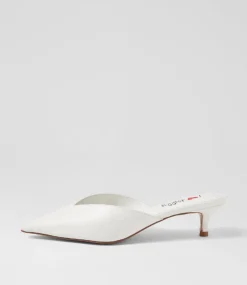 Women I LOVE BILLY Heels-Vissik White Heels