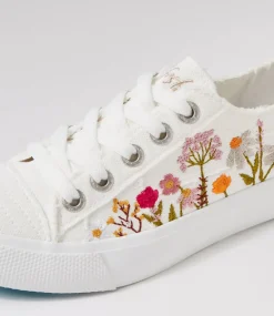 Women BLOWFISH Sneakers-VIVID BW WHITE CANVAS