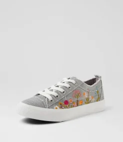 Women BLOWFISH Sneakers-Vivid Fog Grey Canvas Sneakers