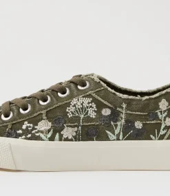 Women BLOWFISH Sneakers-Vivid Olive Canvas Sneakers