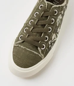 Women BLOWFISH Sneakers-Vivid Olive Canvas Sneakers