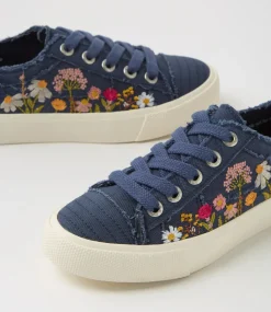 Women BLOWFISH Sneakers-Vivid Pure Navy Canvas Sneakers