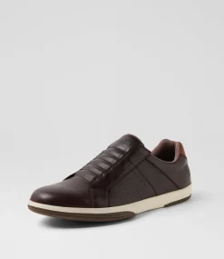COLORADO Sneakers|Casuals-Viyo Chocolate Pull Up Leather Sneakers