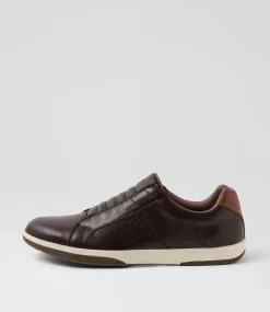 COLORADO Sneakers|Casuals-Viyo Chocolate Pull Up Leather Sneakers
