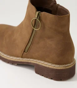 Women I LOVE BILLY Boots-VOLINTO IL WHISKEY NUBUCK PU