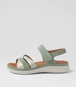 Women I LOVE BILLY Sandals|Flats-Vollisse Sage Multi Sandals