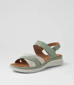 Women I LOVE BILLY Sandals|Flats-Vollisse Sage Multi Sandals