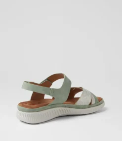 Women I LOVE BILLY Sandals|Flats-Vollisse Sage Multi Sandals