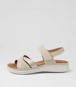 Women I LOVE BILLY Flats|Sandals-Vollisse Taupe Multi Sandals