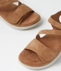 Women I LOVE BILLY Flats|Sandals-Volutae Tan Sandals