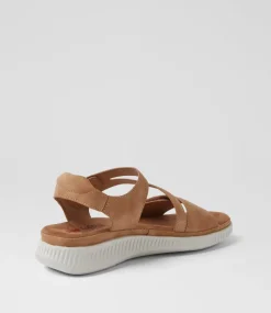Women I LOVE BILLY Flats|Sandals-Volutae Tan Sandals
