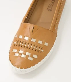 Women SUPERSOFT Comfort|Loafers-WANDIES SU DK TAN GOLD LEATHER