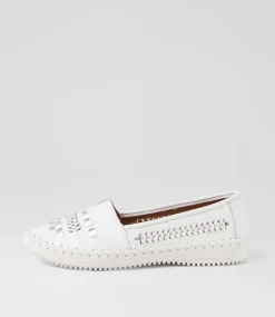 Women SUPERSOFT Comfort|Loafers-WANDIES SU WHITE SILVER LEATHER