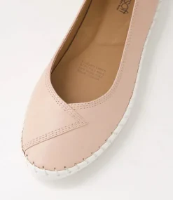 Women SUPERSOFT Comfort|Flats-Waverley Blush Leather Flat Shoes