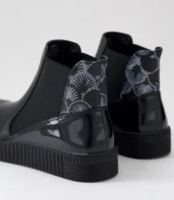 Women I LOVE BILLY Boots-Whinker Black Multi Ankle Boots
