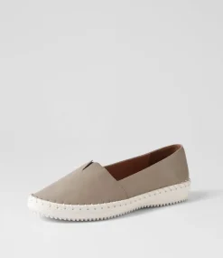 Women SUPERSOFT Comfort|Flats-Wicker Mushroom Leather Loafers