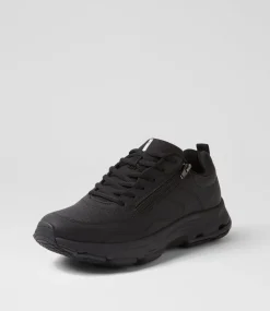 Women SUPERSOFT Comfort|Sneakers-Willin Black Fabric Sneakers