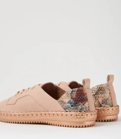 Women SUPERSOFT Comfort|Flats-Willis Dark Nude Rose Meadow Leather Flat Shoes