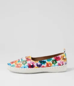 Women SUPERSOFT Comfort|Flats-Womans Flora Snake Leather Ballet Flats