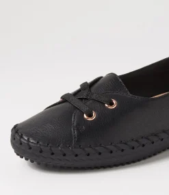 Women SUPERSOFT Comfort|Flats-WOMANS SU BLACK BLACK SOLE LEATHER