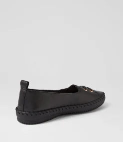 Women SUPERSOFT Comfort|Flats-WOMANS SU BLACK BLACK SOLE LEATHER