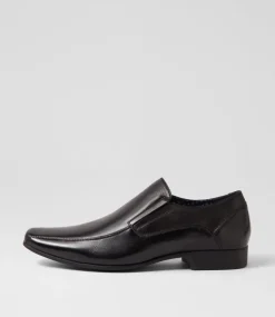 COLORADO Dress Shoes-Wright Black Leather Flats