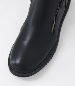 Women I LOVE BILLY Boots-Wullow Black Ankle Boots