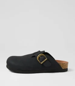 Women I LOVE BILLY Flats-Yarah Black Nubuck Pu Flat Shoes