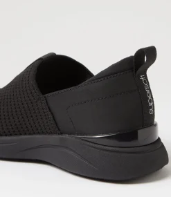 Women SUPERSOFT Comfort|Sneakers-Yarrni Black Knit Sneakers