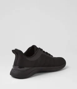 Women SUPERSOFT Comfort|Sneakers-Yazmins Black Knit Sneakers